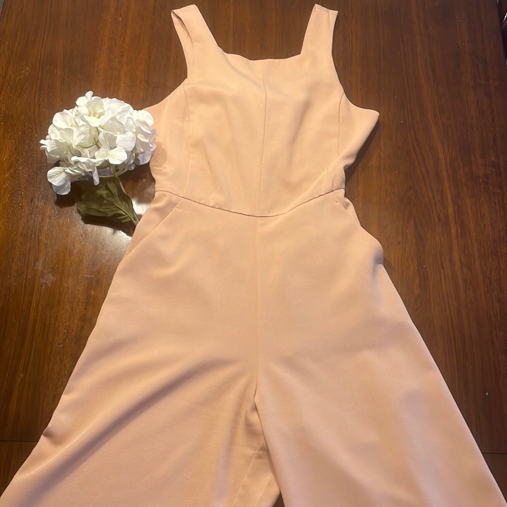 Blush Wide Leg Romper